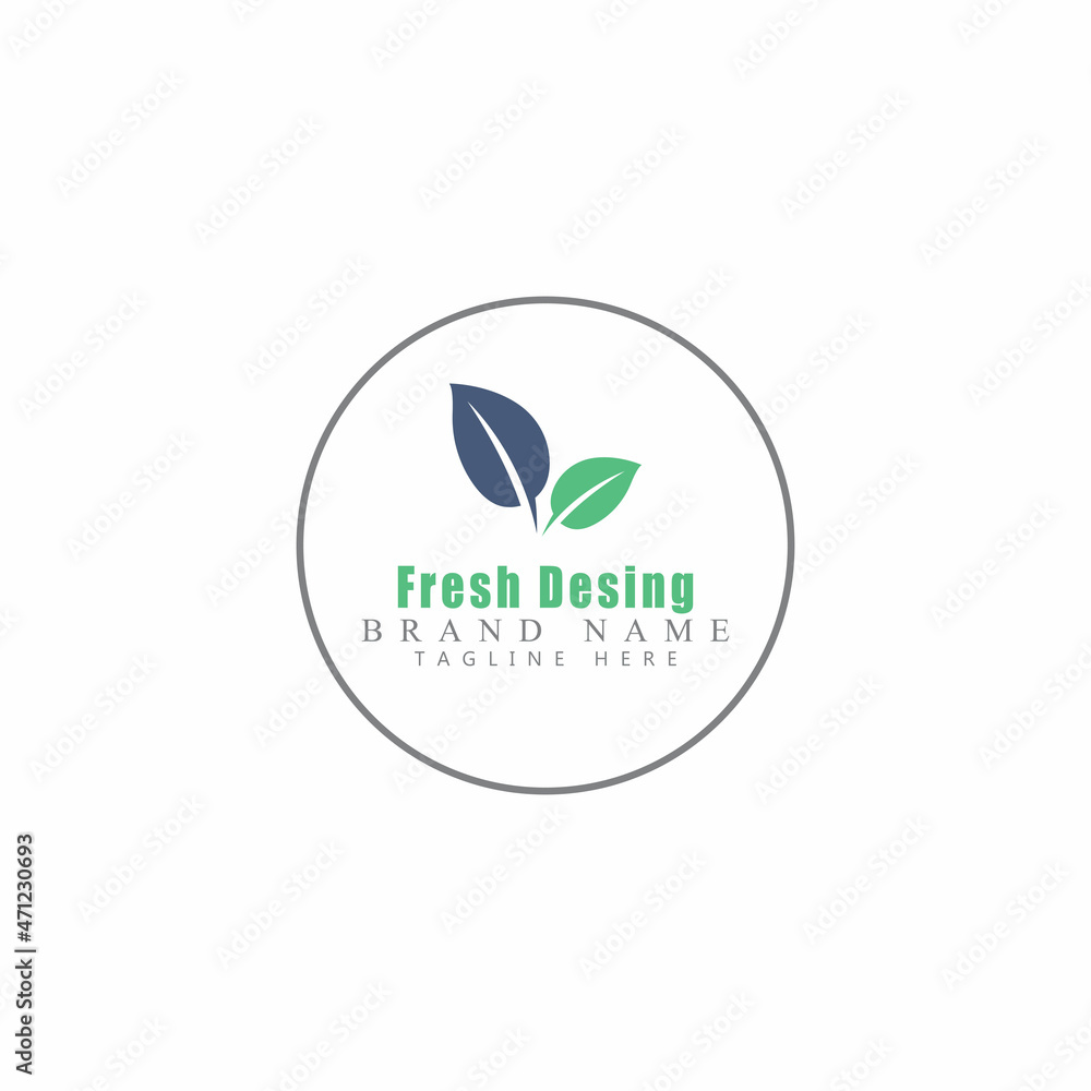 Leaf icon Vector Illustration design Logo template Leaf icon Vector Illustration design Logo template