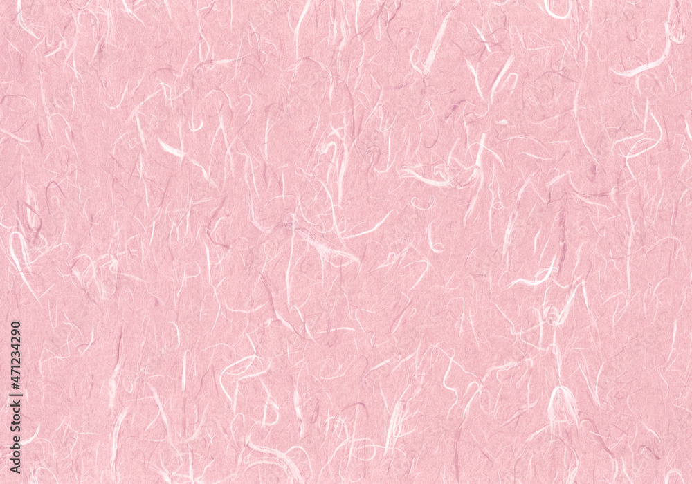 和風の背景イメージに使える 桜色の雲龍和紙 Stock Photo Adobe Stock