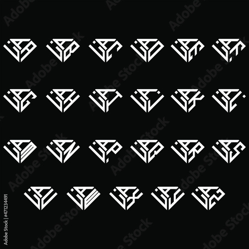 ALA to ALZ letter logo creative design, Multiple triple letter logo design
