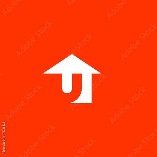 Letter U Up Logo