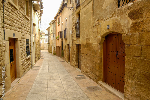 Vista de la localidad La Puebla de Labarca en la Rioja Alavesa  Alava  Pa  s Vasco