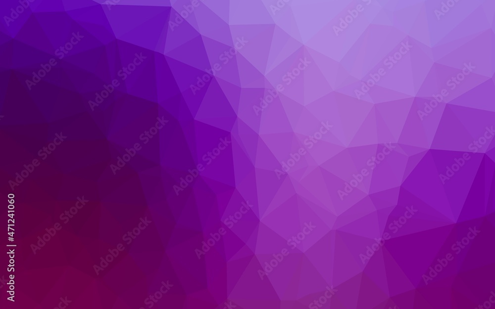 Light Purple vector polygon abstract background. Light Purple vector polygon abstract background.