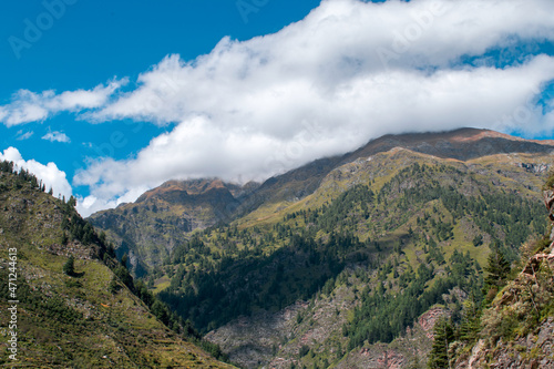 Beautiful view of mountains against sky