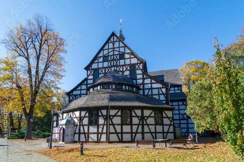 Wooden house of prayer in Swidnica, Lutheran, Church of Peace, Unesco Poland, Lower Silesia photo