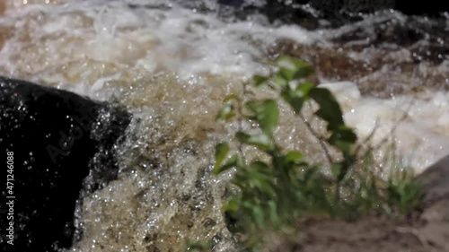Wallpaper Mural beautiful shots of a waterfall with depth of field Torontodigital.ca