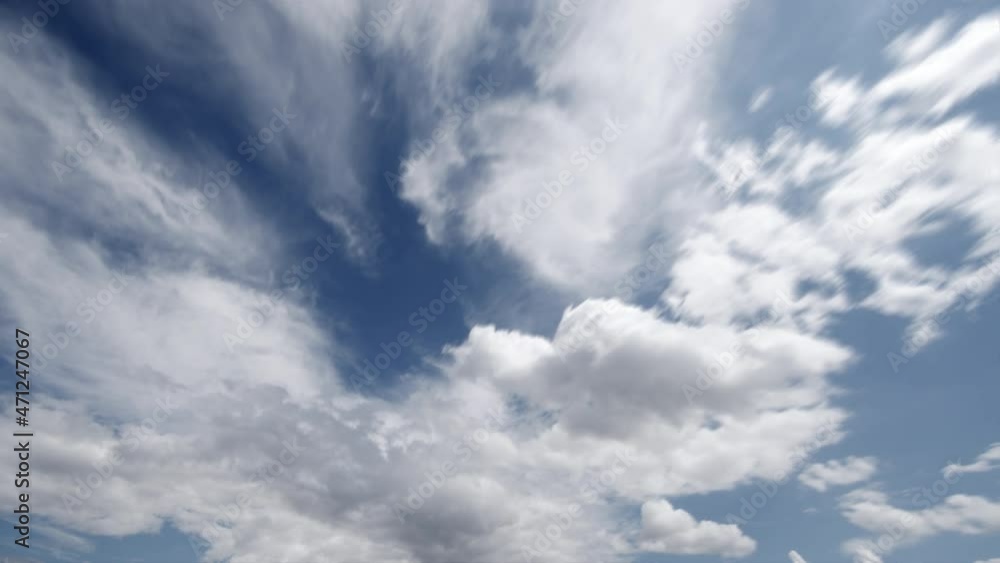 Time lapse sky with clouds on a summer sunny day Time lapse sky with clouds on a summer sunny day