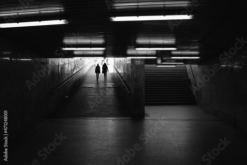 subway street BW