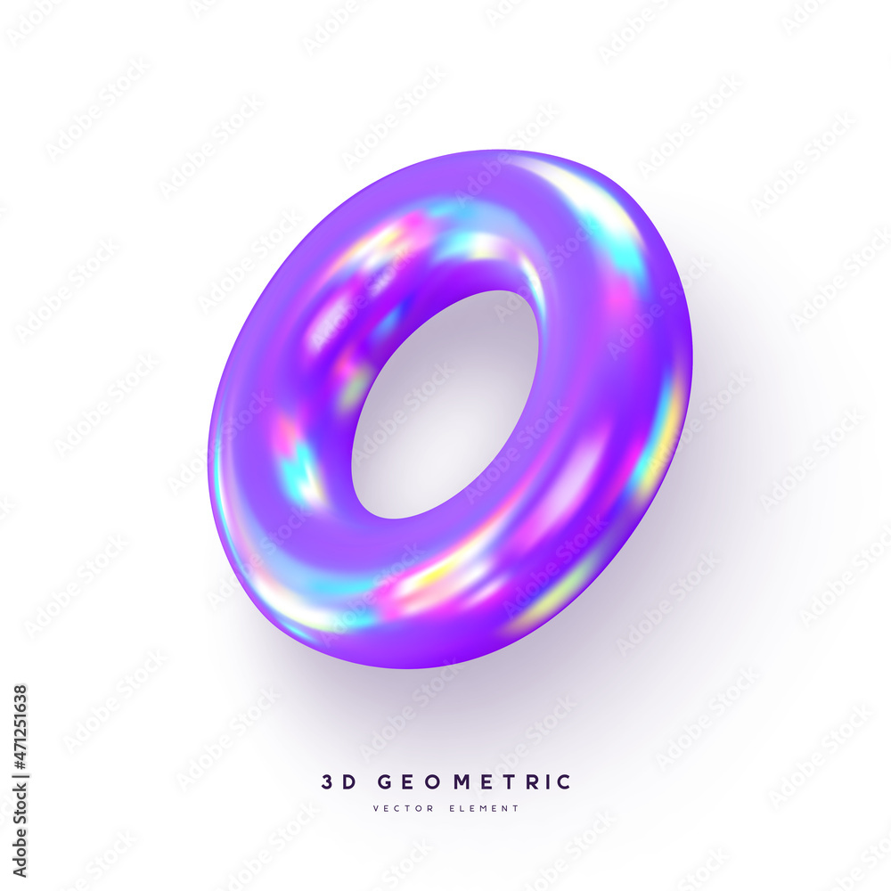 3d render realistic primitive. Glossy holographic geometric shape isolated on white background. Iridescent trendy design, thin film effect. Vector. 3d render realistic primitive. Glossy holographic geometric shape isolated on white background. Iridescent trendy design, thin film effect. Vector.