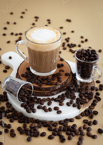 Fototapeta Naklejka Na Ścianę i Meble -  Café com Leite - Coffee Latte
