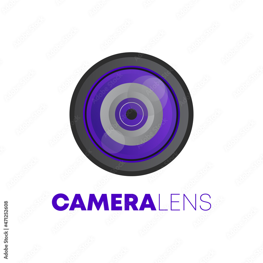 Camera Lens Vector Illustration Camera Lens Vector Illustration