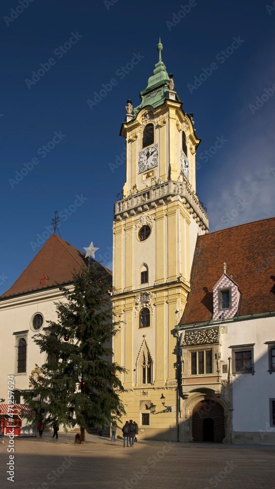 Townhouse at Main square (Hlavne namestie) in Bratislava. Slovakia