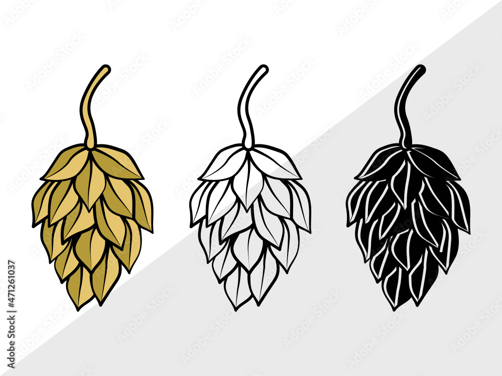 Hops SVG Beer Hops Svg Beer Gift Svg Hops Plant Svg Beer Man