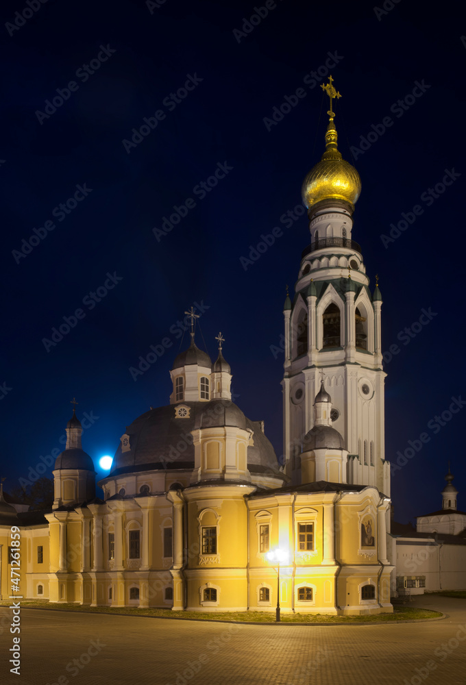 Vologda Kremlin - Resurrection cathedral at Cathedral Hill in Vologda. Russia