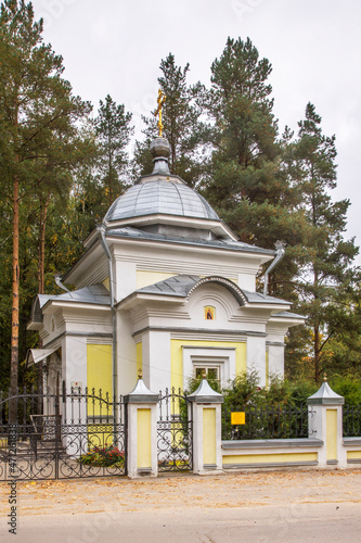 Chapel of Gerasim of Vologda at Gorbachevskoe cemetery in Vologda. Russia photo