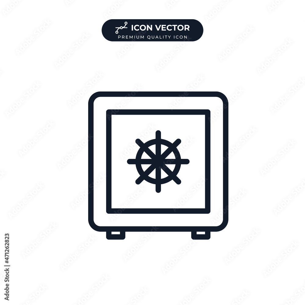 bank safe icon symbol template for graphic and web design collection logo vector illustration bank safe icon symbol template for graphic and web design collection logo vector illustration