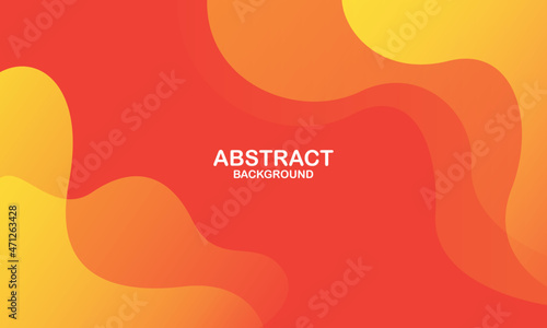 Abstract orange background. Vector illustration