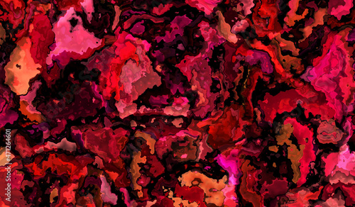 In Rottönen marmoriertes Muster als Hintergrund oder Textur