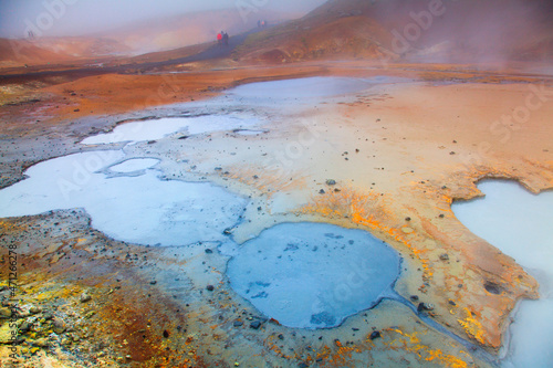 Islandia - źródła geotermalne