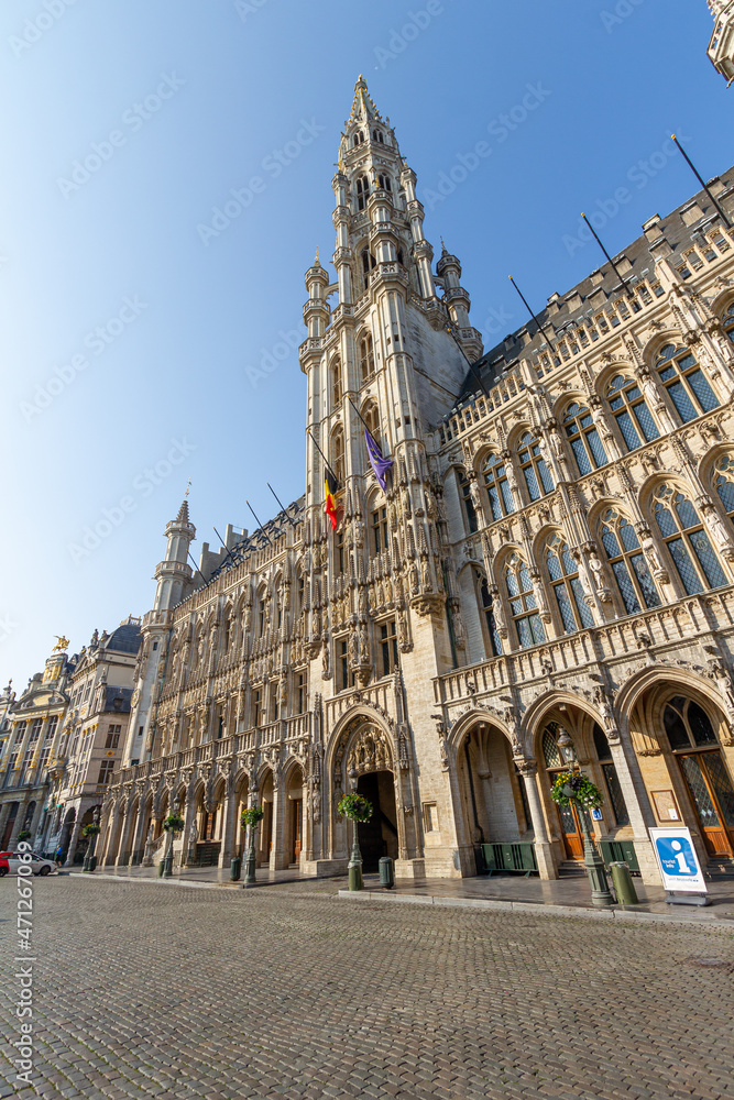 Das Rathaus in der Hauptstadt von Belgien Brüssel