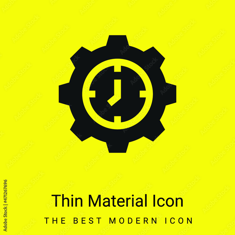 Adjust minimal bright yellow material icon Adjust minimal bright yellow material icon