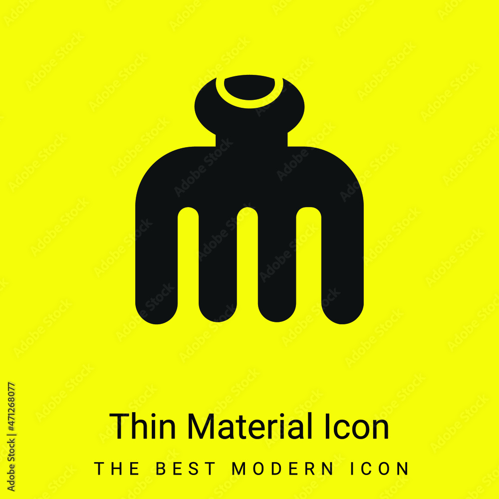 Beauty minimal bright yellow material icon Beauty minimal bright yellow material icon