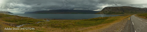 Landscape at Patreksfj  rdur in West Fjords  Iceland  Europe 