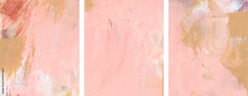 Fototapeta premium Abstract paintings. Versatile image can apply to a wide range of creative design projects: posters, invitations, banners, cards, websites, wallpapers, books. Acrylic on cardboard.