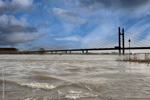 Molenbrug over the river  IJssel bij Kampen, Overijssel Province, The Netherlands © Holland-PhotostockNL