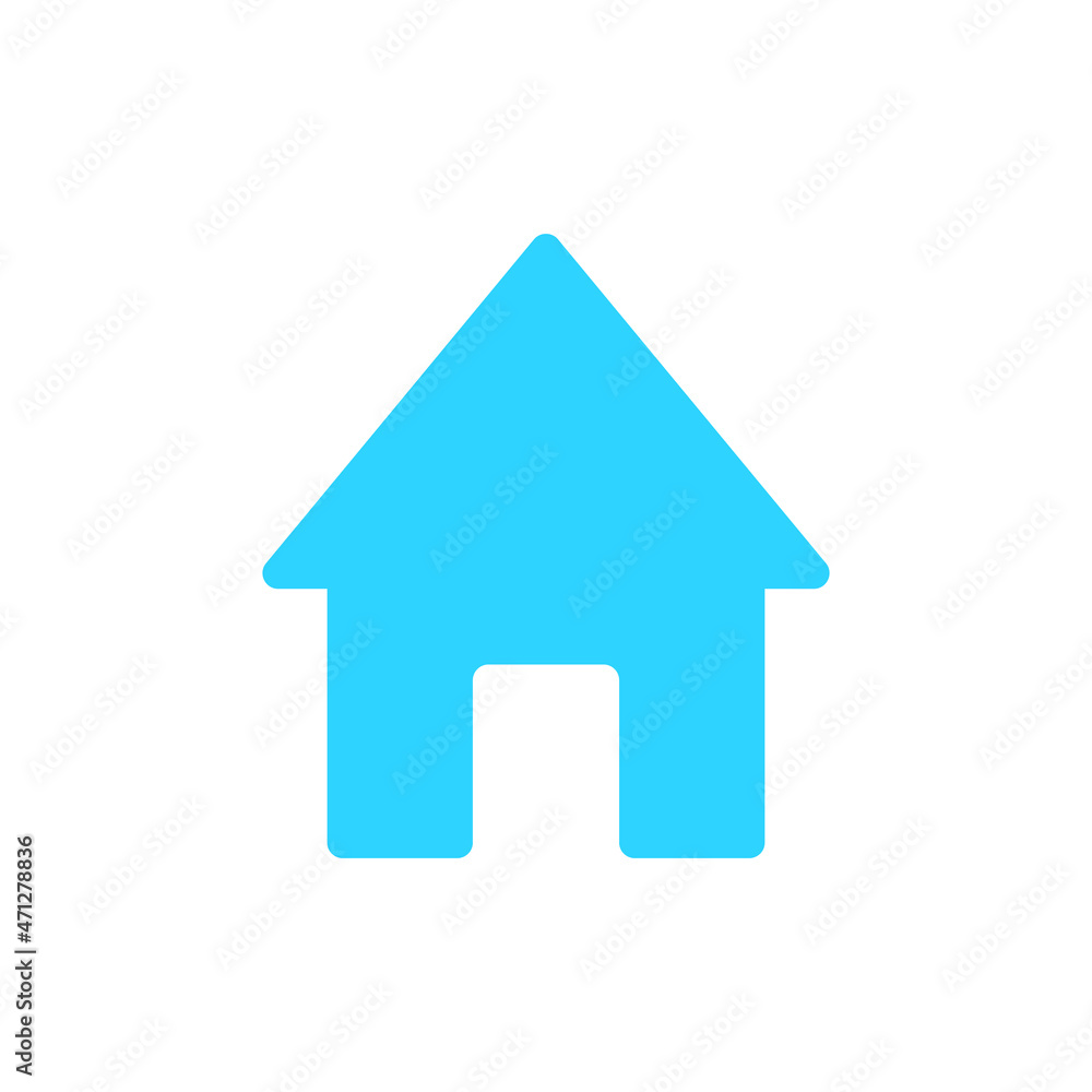 home blue vector icon home blue vector icon