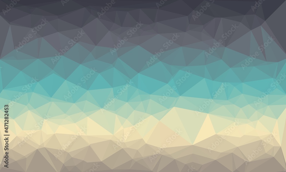 Obraz premium vibrant abstract colorful polygonal background