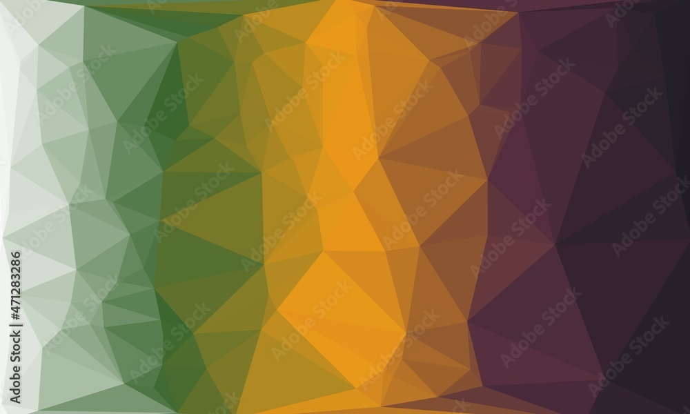 Obraz premium vibrant minimal multicolored polygonal background