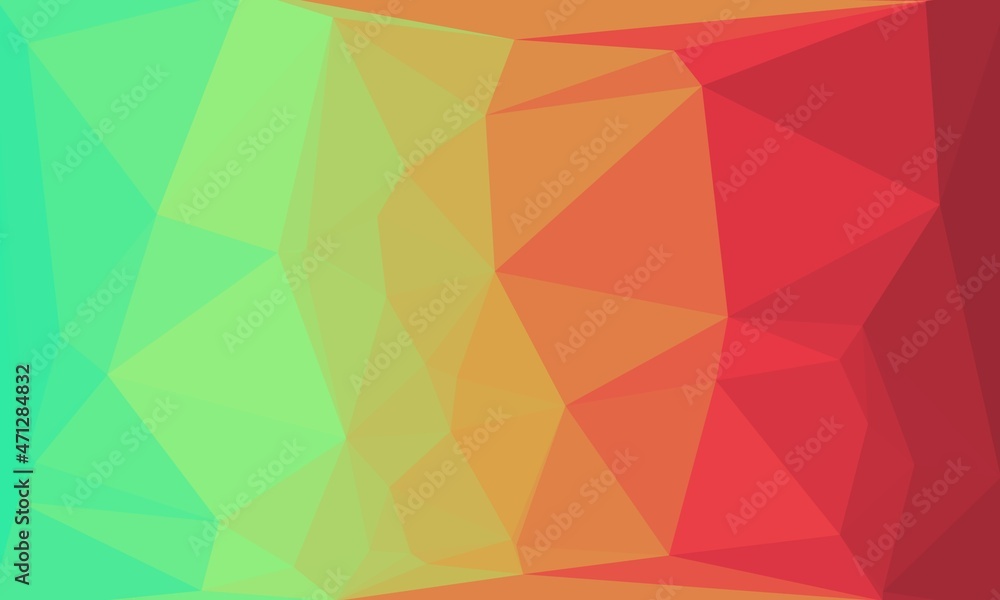 Fototapeta premium vibrant abstract multicolored background with poly pattern