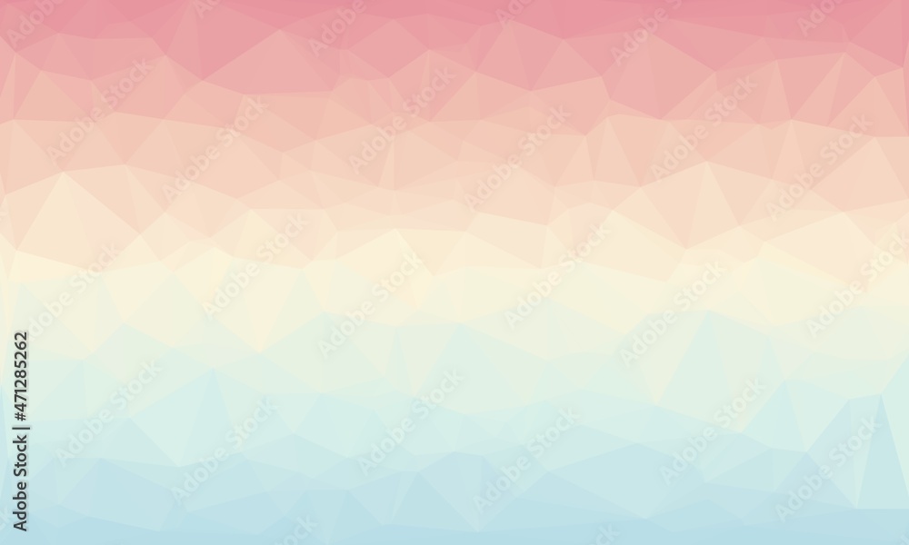 Fototapeta premium vibrant abstract geometric background with poly pattern