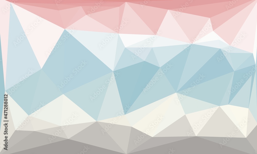 Obraz premium vibrant creative prismatic background with polygonal pattern