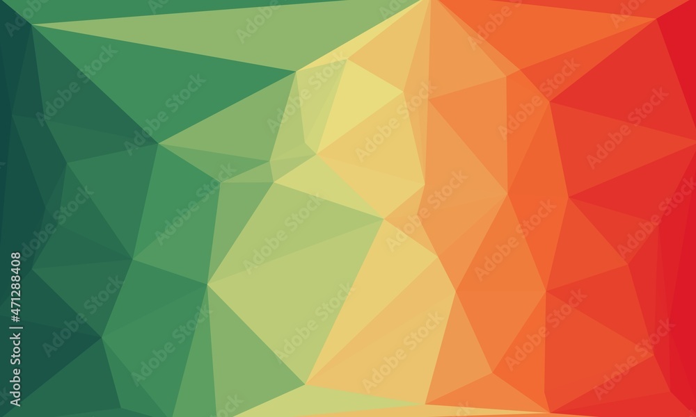 Fototapeta premium vibrant abstract colorful polygonal background