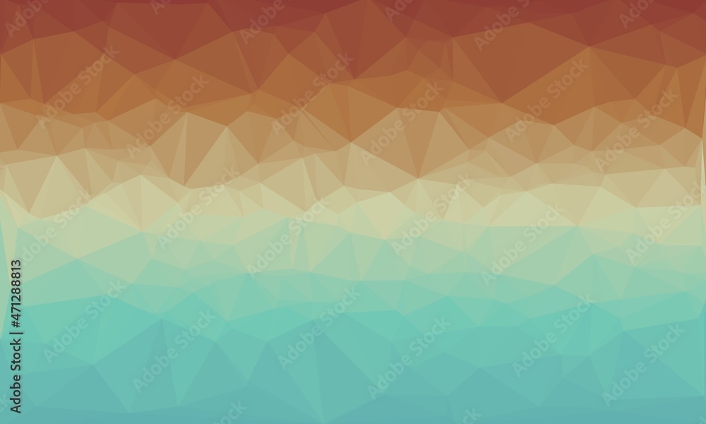 Obraz premium vibrant colorful geometric background with mosaic design