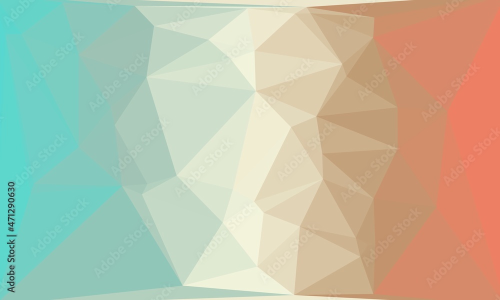Obraz premium vibrant creative prismatic background with polygonal pattern