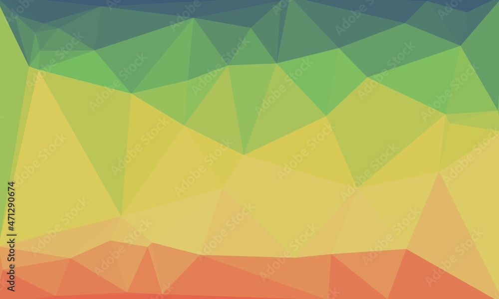 Obraz premium vibrant abstract multicolored background with poly pattern