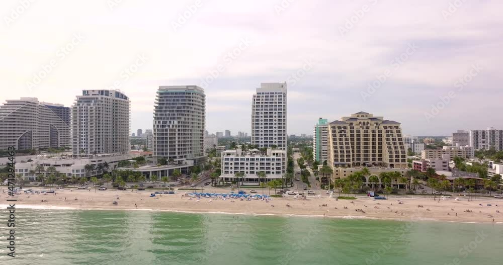 5k aerial video resorts on Fort Lauderdale Beach FL 5k aerial video resorts on Fort Lauderdale Beach FL