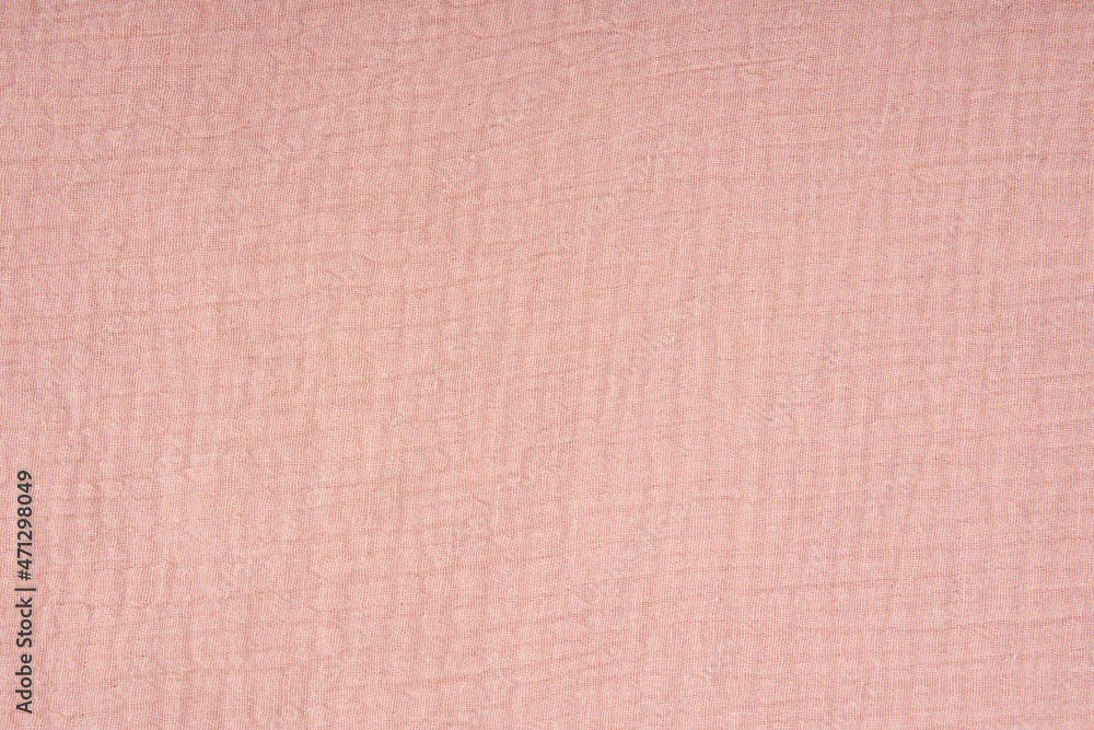 Fototapeta premium cotton textile - close up of fabric texture. Cotton Fabric Texture. Top View of Cloth Textile Surface. Clothing Background. Text Space. Abstract background and texture for designers.