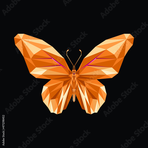 Butterfly polygonal