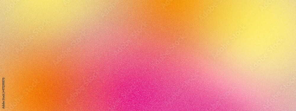 90s style background with a neon pink and yellow gradient - obrazy, fototapety, plakaty 