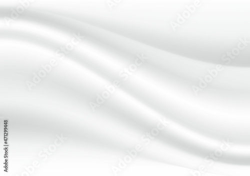 creases satin folded satin background light gray white for decoration graphic design vector illustration