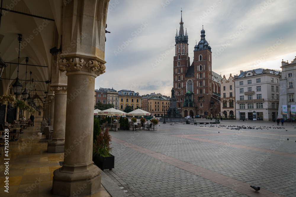 The Basilica of Saint Mary in Krakow.