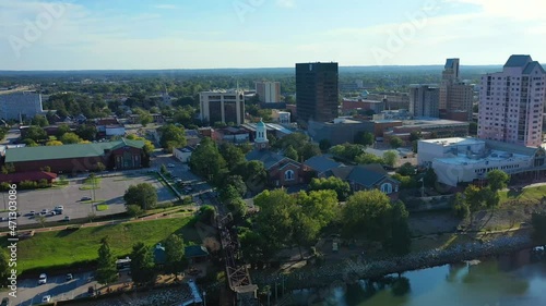 Augusta, Georgia, Aerial View, Downtown, Amazing Landscape photo