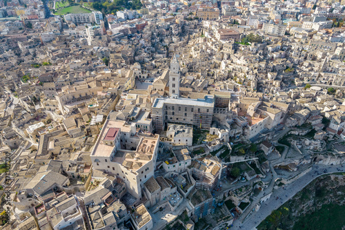 Aerial view of the town of Matera, basilicata, italy © angelo chiariello