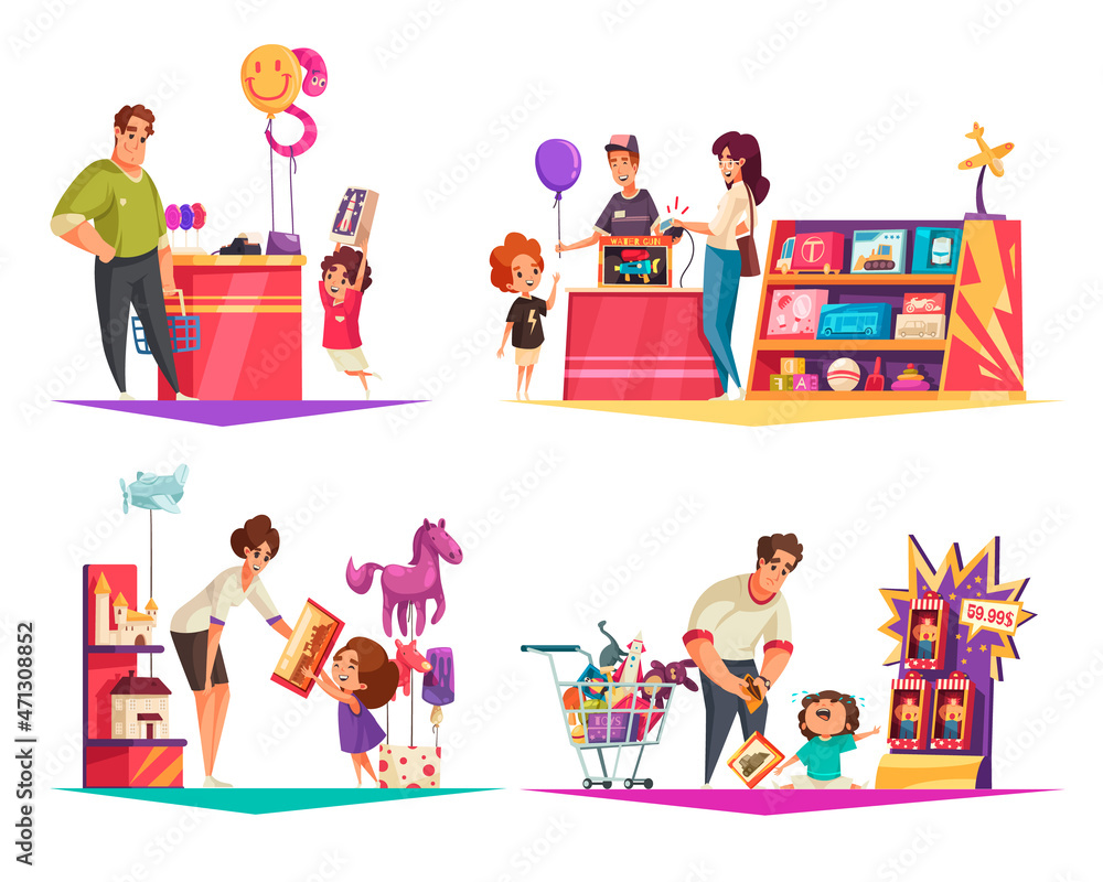 Toys Shop 2x2 Design Concept