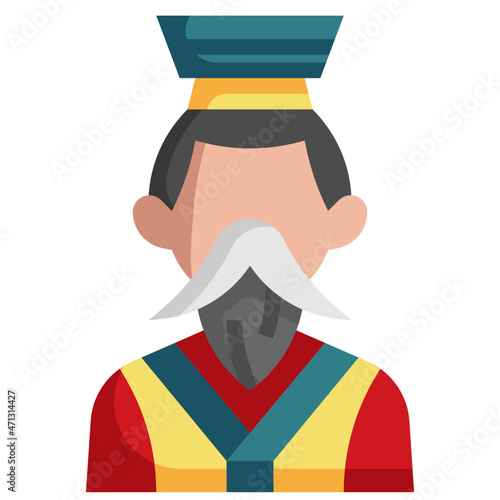 EMPEROR flat icon