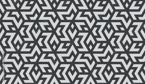 Pattern with monochrome bold stripes. Abstract vector monochrome geometric vector drawing for textile, fabric and wrapping. Stylish design for sun louver. Seamless geometric background.