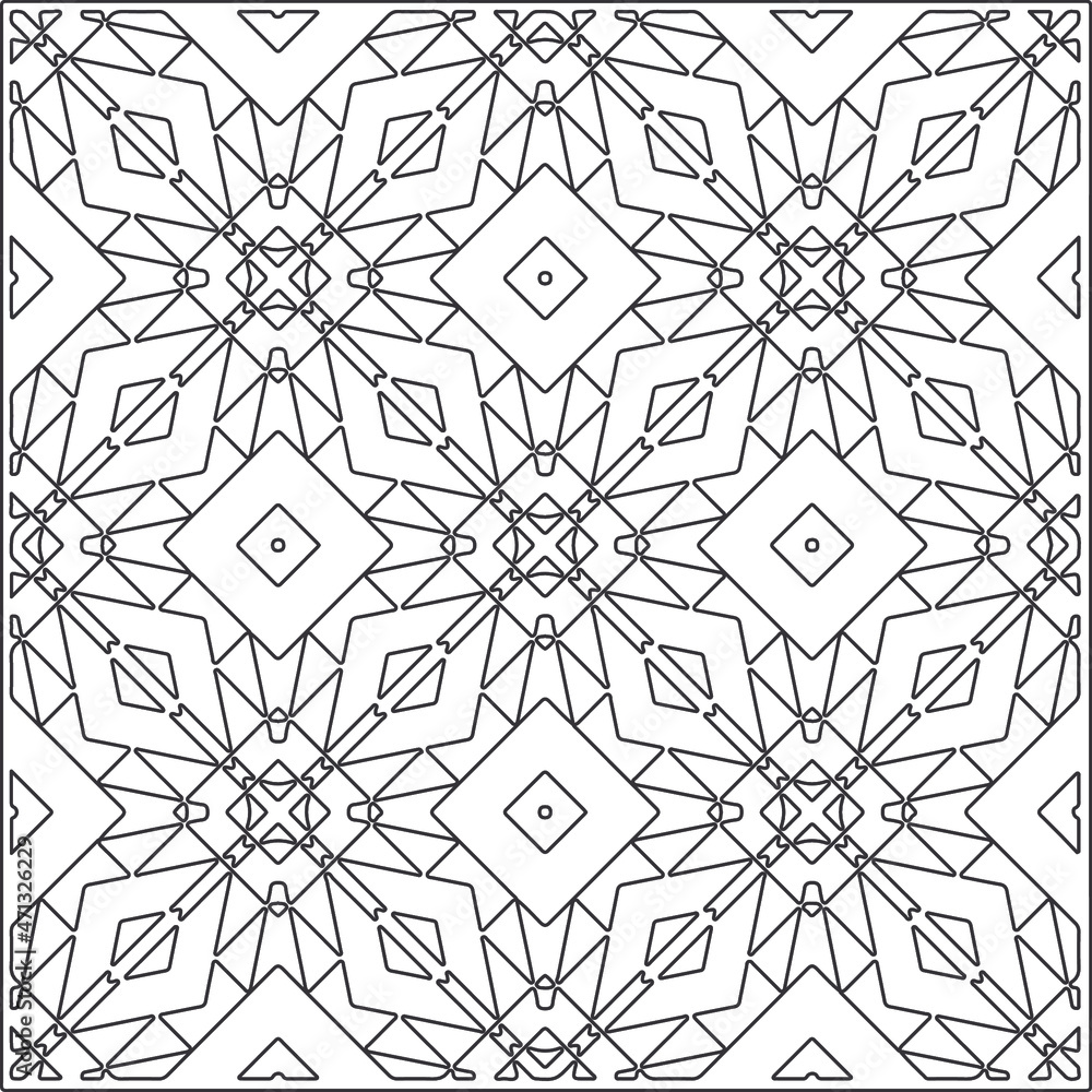 Abstract illustration in Line Art style.Black pattern for wallpapers and backgrounds.
Abstract illustration in Line Art style.Black pattern for wallpapers and backgrounds.